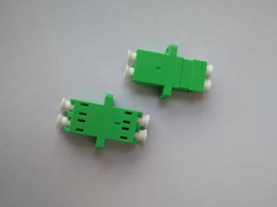 LC APC SM DX 一體光纖適配器，耦合器