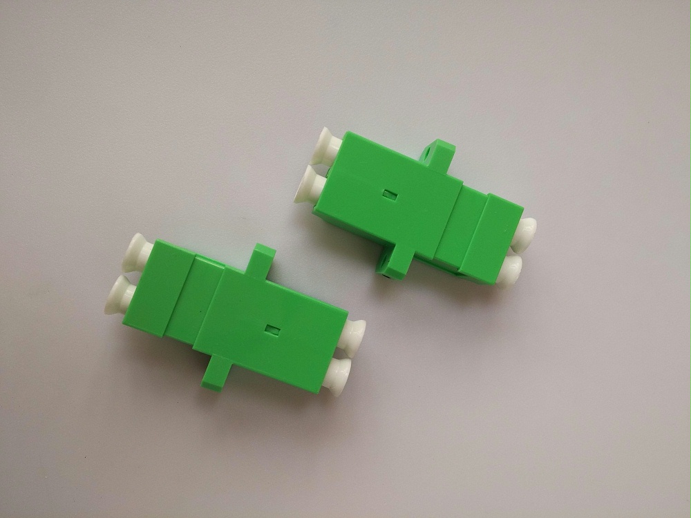 LC APC SM DX 一體光纖適配器，耦合器