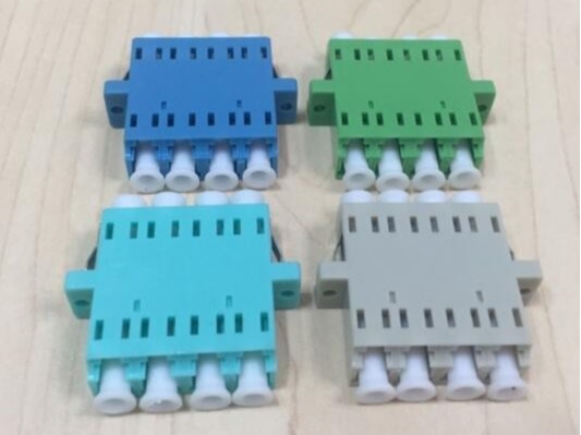 LC 4C 一體光纖適配器，耦合器