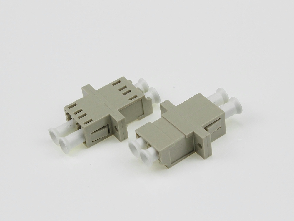 LC MM 雙工 有耳光纖適配器