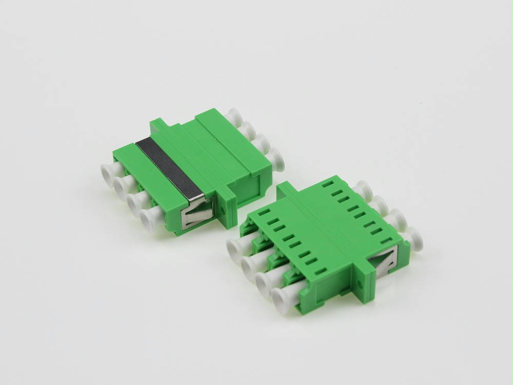 LC APC SM 4C 有耳光纖適配器