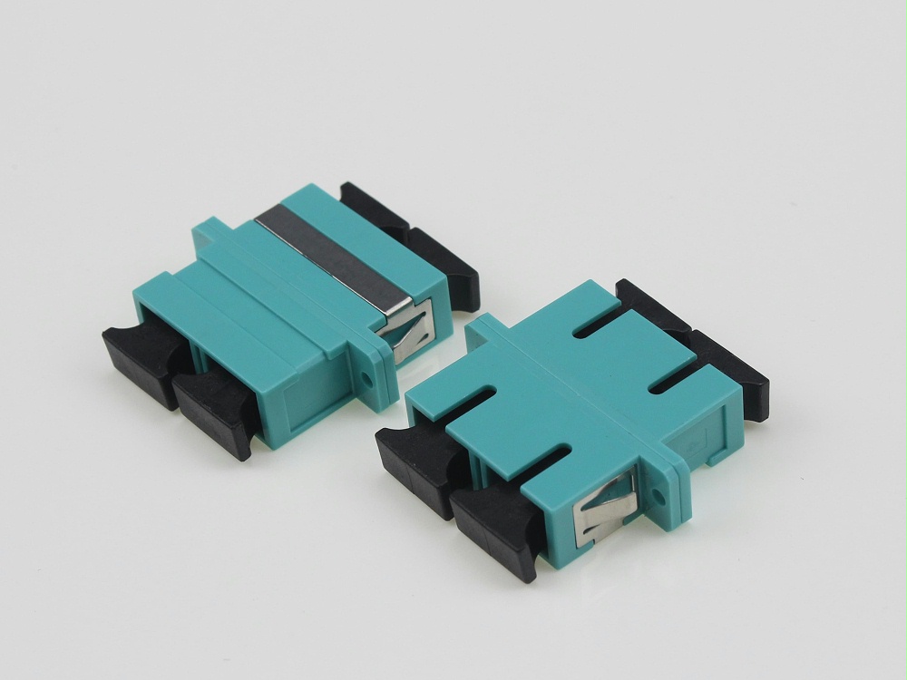 SC OM3 雙工 水綠色 有耳焊接適配器