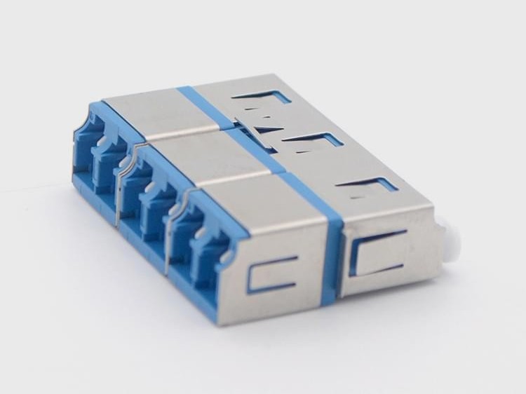 LC UPC 六聯(lián)光纖適配器，耦合器