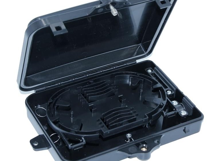 6口 黑色分纖箱，光纖箱