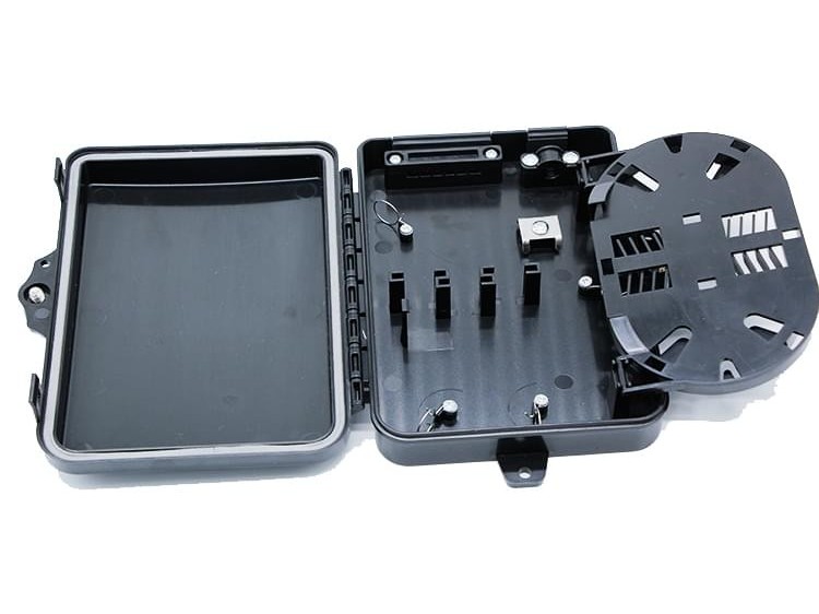 6口 黑色分纖箱，光纖箱