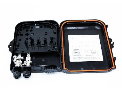 8口 黑色分纖箱，光纖箱