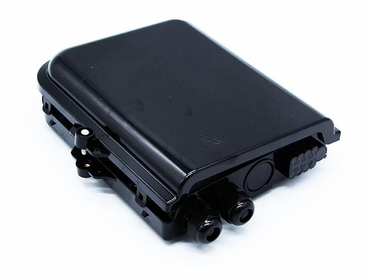 8口 黑色分纖箱，光纖箱