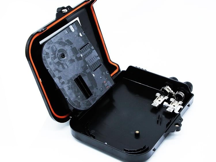 8口 黑色分纖箱，光纖箱