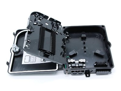 12口 黑色分纖箱，光纖箱