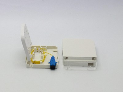 1口光纖面板，光纖桌面盒