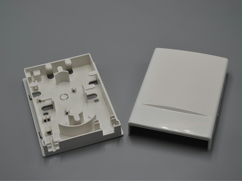 1口 帶堵頭 光纖面板，光纖桌面盒