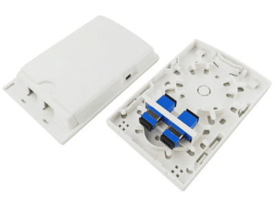 2口 內(nèi)置法蘭光纖面板，光纖桌面盒