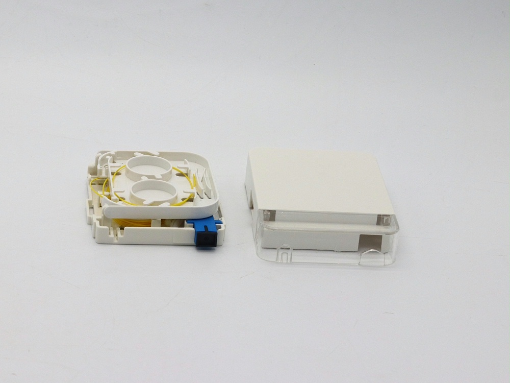 1口光纖面板，光纖桌面盒