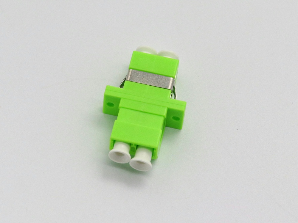 LC OM5 DX 有耳光纖適配器，法蘭盤