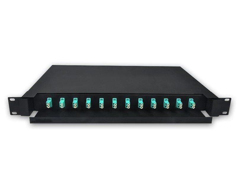 12口 LC雙工 抽拉式光纖終端盒