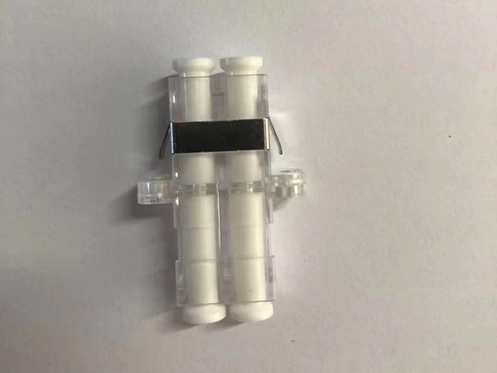 LC SM DX 有耳透明光纖適配器，耦合器