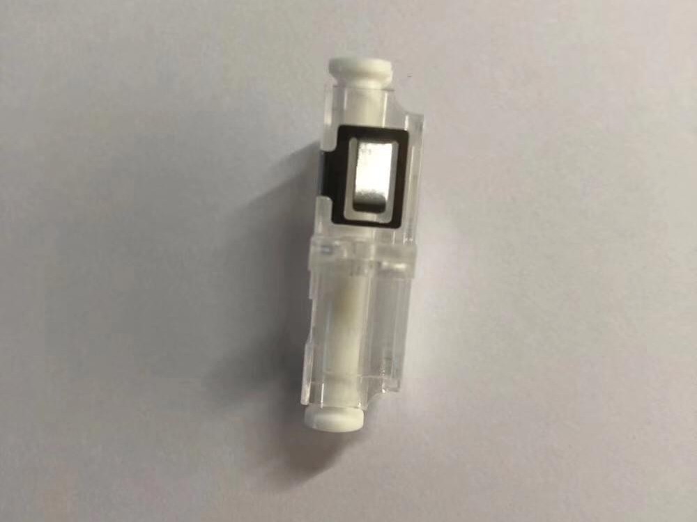 LC SM DX 有耳透明光纖適配器，耦合器