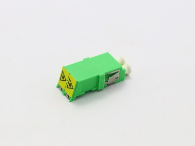 LC APC SM DX 翻蓋光纖適配器，耦合器