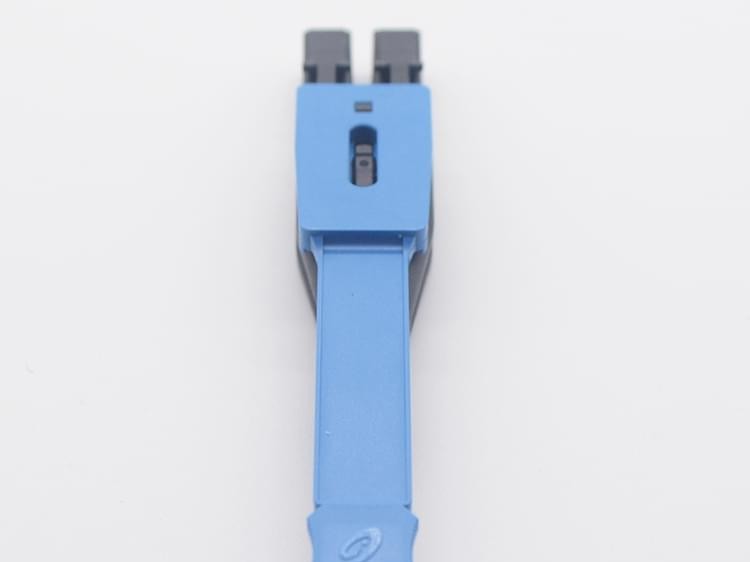 LC PC V4 黑色 uniboot 帶拉桿光纖連接器