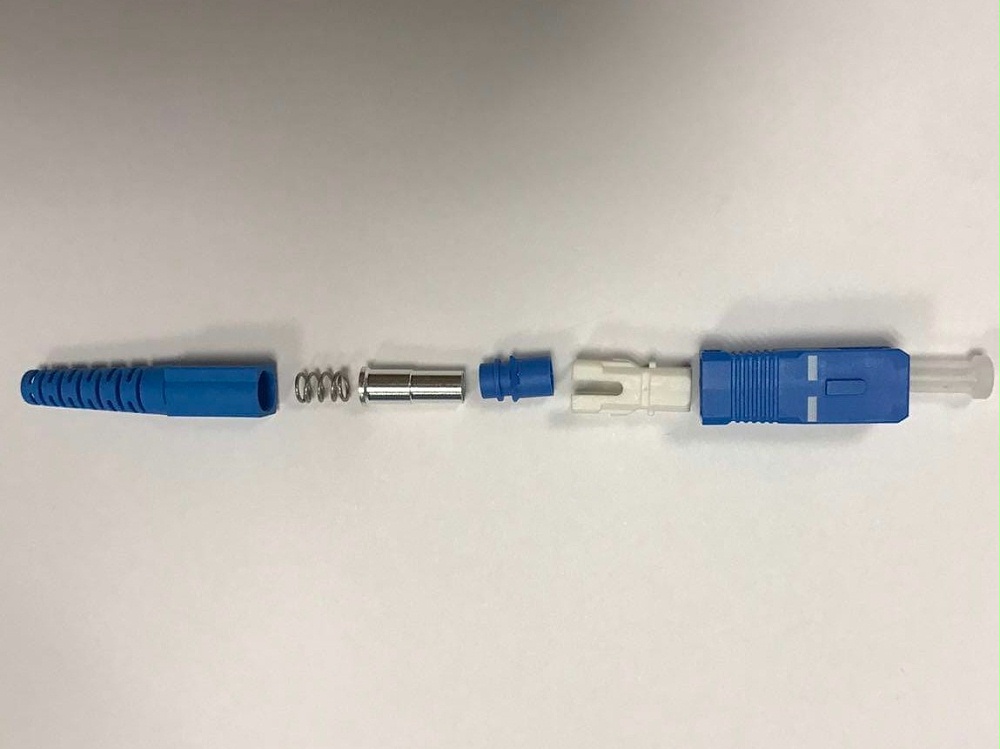 SC SX 壓接式，卡扣式皮線光纖連接器